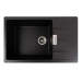 Granite kitchen sink VALESO 7850 ROMA matte Morion - Фото №1