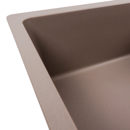 Гранитная мойка для кухни VALESO 7850 ROMA матовая Дюна - Фото № 1