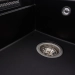 Гранитная мойка для кухни VALESO ATRUM 7950 матовая Черная - Фото № 6