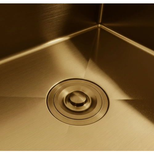 Кухонная мойка Valeso Handmade CM 54*44 Workstation золото PVD, монтаж под столешницу - Фото № 9