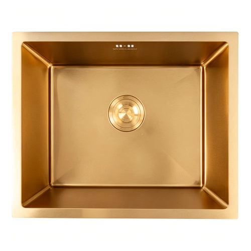 Кухонная мойка Valeso Handmade CM 54*44 Workstation золото PVD, монтаж под столешницу