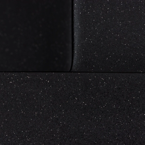 Гранитная мойка для кухни VALESO 9651 ATLAS матовый Черный металлик - Фото № 4