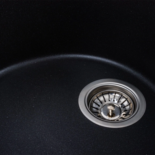 Гранитная мойка для кухни VALESO 5847 ONYX матовый Морион - Фото № 8