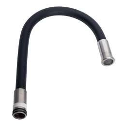 Гибкий излив к смесителю КТ 90 черный VALESO