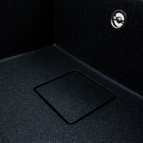 Кухонная гранитная мойка 6550 ESTERIS VALESO антрацит - Фото № 4