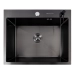 Кухонная мойка 60*50 PVD черная VALESO Handmade DECOR (3,0/0,8) - Фото №1