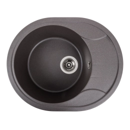 Гранитная мойка для кухни VALESO 5847 ONYX матовый Гренадин