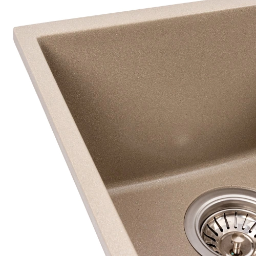 Кухонная гранитная мойка 3744 ROXY VALESO титан - Фото № 3