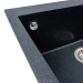Кухонная гранитная мойка 5750 DAVINA VALESO антрацит - Фото № 3