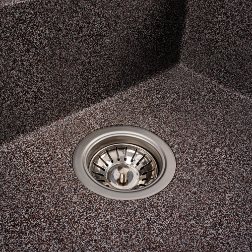 Кухонная гранитная мойка VALESO 5149 VIVA  микс - Фото № 7