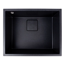 Кухонная гранитная мойка 5444 AMELI VALESO карбон, под столешницу