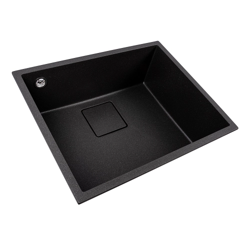 Кухонная гранитная мойка 5444 AMELI VALESO морион - Фото № 1