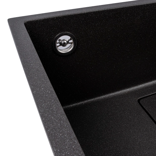 Кухонная гранитная мойка 5444 AMELI VALESO морион - Фото № 3