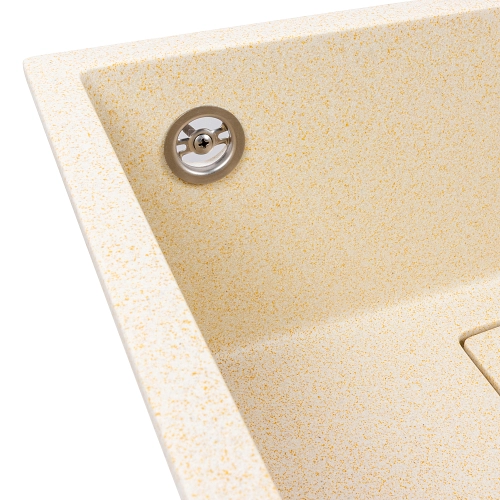 Kitchen granite sink 5444 AMELI VALESO sand - Фото № 3