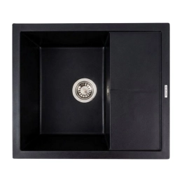 Кухонная гранитная мойка 5850 REYNA VALESO черная