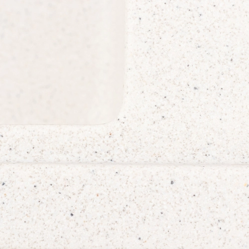 Кухонная гранитная мойка 6550 ESTERIS VALESO белая в крапинку - Фото № 6