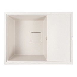 Кухонная гранитная мойка 6550 ESTERIS VALESO белая в крапинку