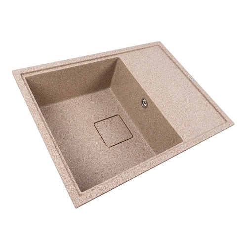 Кухонная мойка гранитная 6550 ESTERIS VALESO карамель - Фото № 1