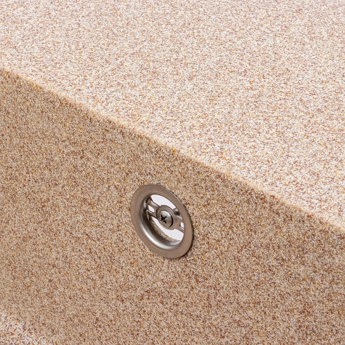 Кухонная мойка гранитная 6550 ESTERIS VALESO карамель - Фото № 5