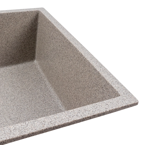 Kitchen granite sink 5444 AMELI VALESO grey - Фото № 2