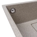 Kitchen granite sink 5444 AMELI VALESO grey - Фото № 3