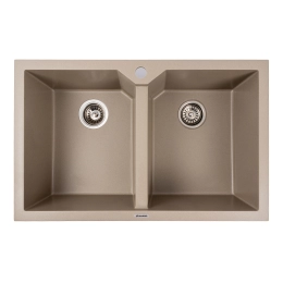 Мойка гранитная титан VALESO 7950 VIATRIX (две чаши, матовая)