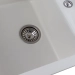 Granite sink for kitchen of VALESO 7850 TROYA opaque Snow-white - Фото № 6