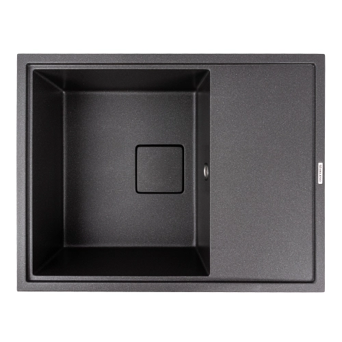 Granite kitchen sink VALESO 6550 ESTERIS matte (morion)