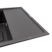 Granite kitchen sink VALESO 6550 ESTERIS matte (morion) - Фото № 2