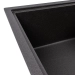 Granite kitchen sink VALESO 6550 ESTERIS matte (morion) - Фото № 3
