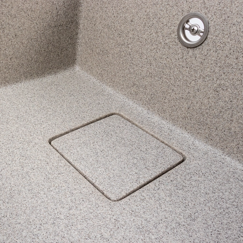 Granite kitchen sink VALESO 6550 ESTERIS matte (grey) - Фото № 4