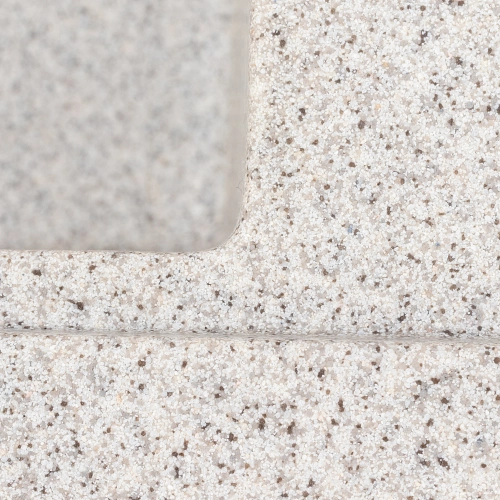 Granite kitchen sink VALESO 6550 ESTERIS matte (grey) - Фото № 6