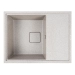 Granite kitchen sink VALESO 6550 ESTERIS matte (grey) - Фото №1