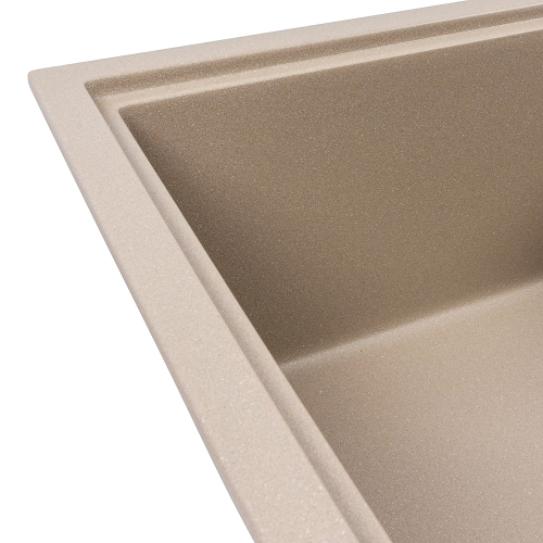 Granite kitchen sink VALESO 6550 ESTERIS matte (titanium) - Фото № 3