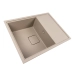 Granite kitchen sink VALESO 6550 ESTERIS matte (titanium) - Фото № 1