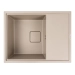 Granite kitchen sink VALESO 6550 ESTERIS matte (titanium) - Фото №1