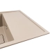 Granite kitchen sink VALESO 6550 ESTERIS matte (titanium) - Фото № 2