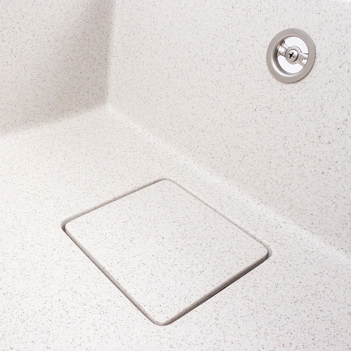 Granite kitchen sink VALESO 6550 ESTERIS matte (topaz) - Фото № 4