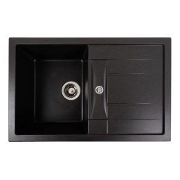 Granite kitchen sink VALESO 7850 TROYA matte Morion