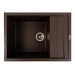 Кухонная мойка гранитная матовая 7050 CASCADA VALESO Темная скала - Фото №1