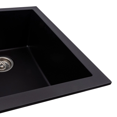 VALESO VIATRIX 7950 Granite Kitchen Sink, Matte Black - Фото № 2