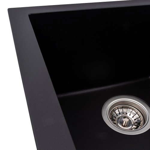 VALESO VIATRIX 7950 Granite Kitchen Sink, Matte Black - Фото № 3
