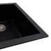 VALESO VIATRIX 7950 Granite Kitchen Sink, Matte Black - Фото № 2