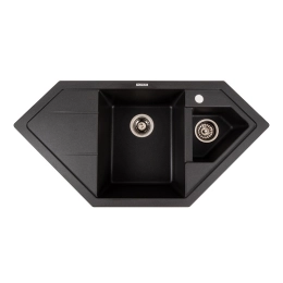 Granite kitchen sink VALESO 9950 PANDORA matte Morion