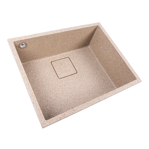 Кухонная гранитная мойка 5444 AMELI VALESO карамель - Фото № 1