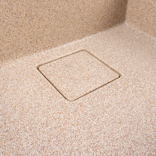 Кухонная гранитная мойка 5444 AMELI VALESO карамель - Фото № 4