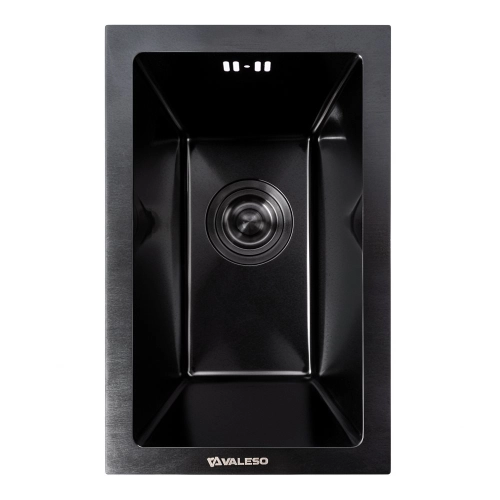 Кухонная мойка 25*40 PVD черная VALESO Handmade (3,0/0,8)