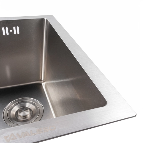Кухонная мойка 25*40 нержавейка VALESO Handmade (3,0/0,8) - Фото № 2