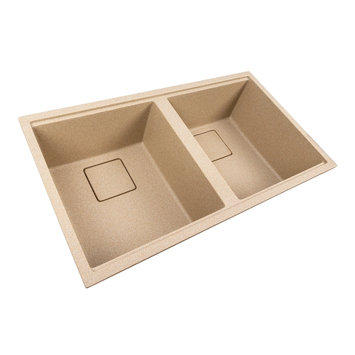 Granite sink VALESO 7945 ENIGMA matte, safari - Фото № 1