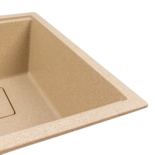 Granite sink VALESO 7945 ENIGMA matte, safari - Фото № 2